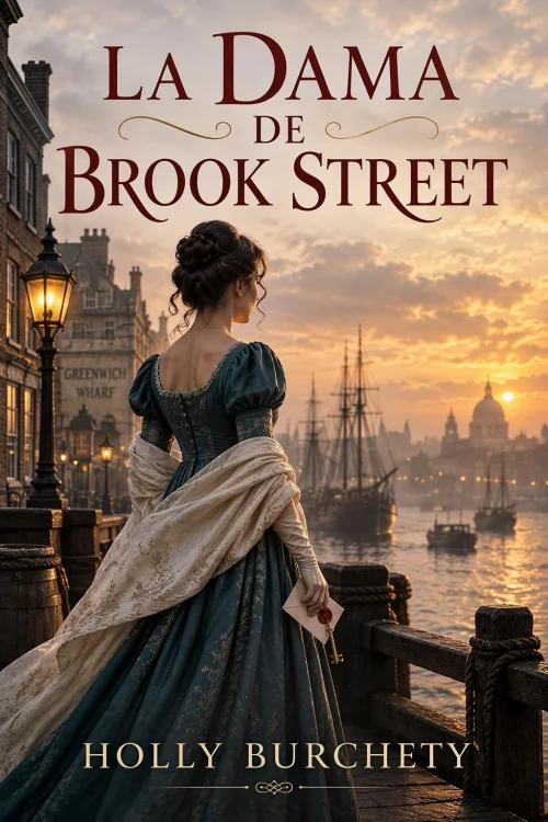 Portada de La dama de Brook Street: un romance de la época de la Regencia con intriga y falso matrimonio